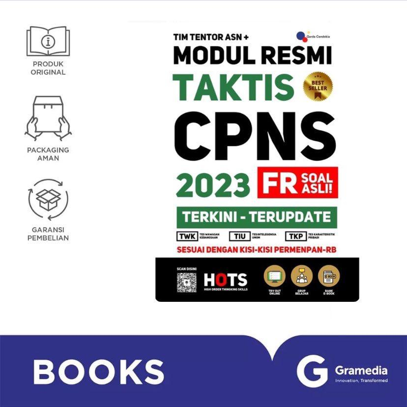 Jual Gramedia Gandaria Modul Resmi Taktis Cpns Tim Tentor Asn