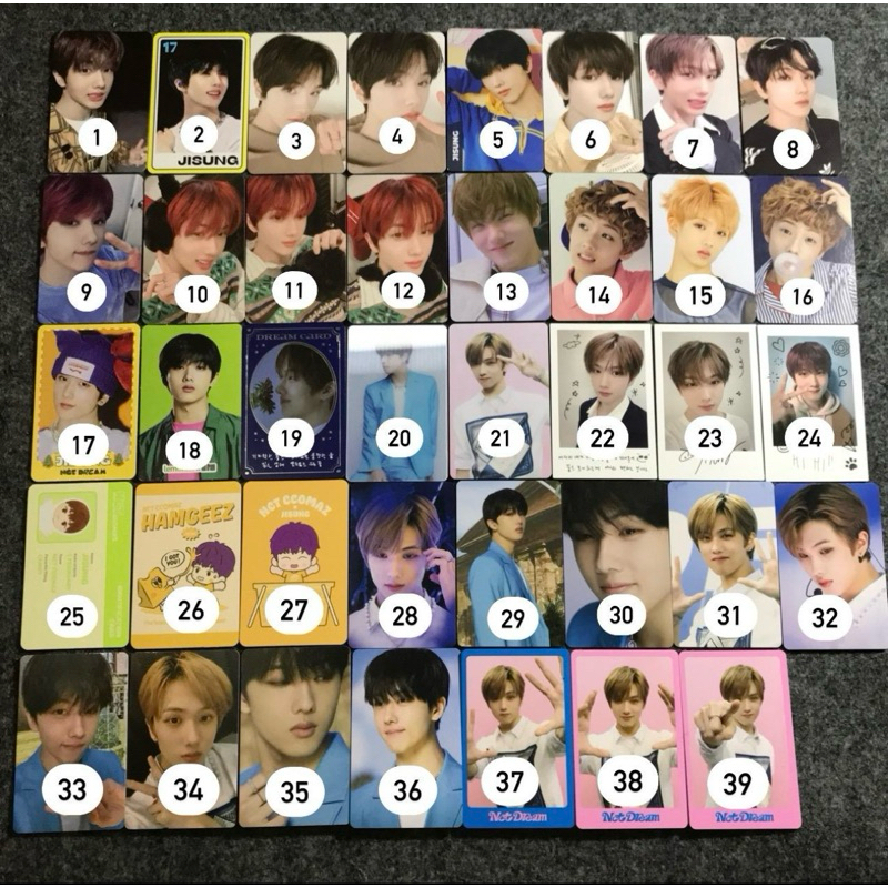 Jual Ready Stock Jisung Nct Photocard Official Shopee Indonesia