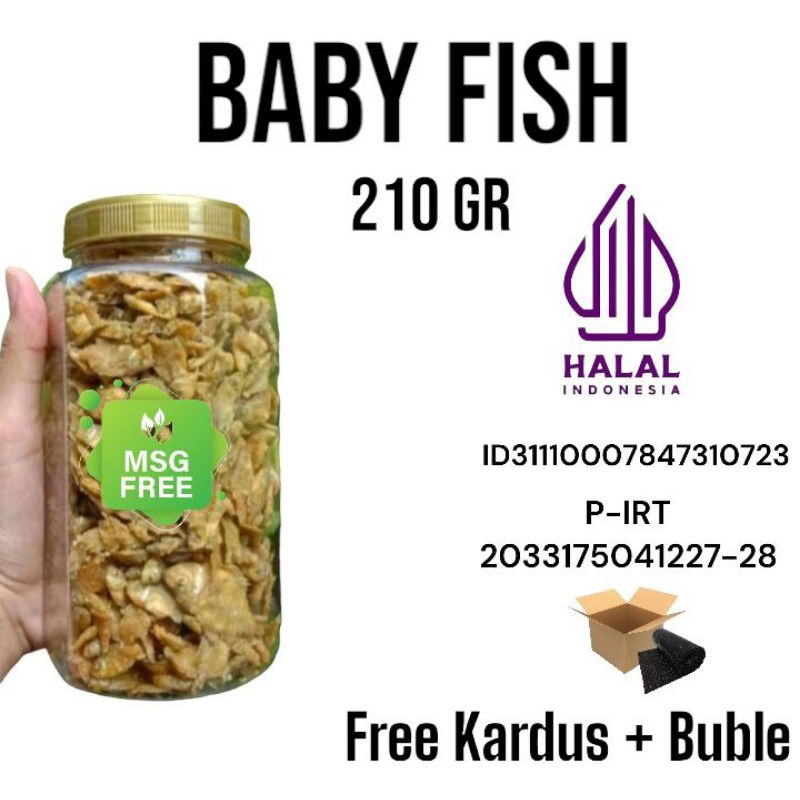 Jual Baby Fish Crispy Gr Gurihh Shopee Indonesia