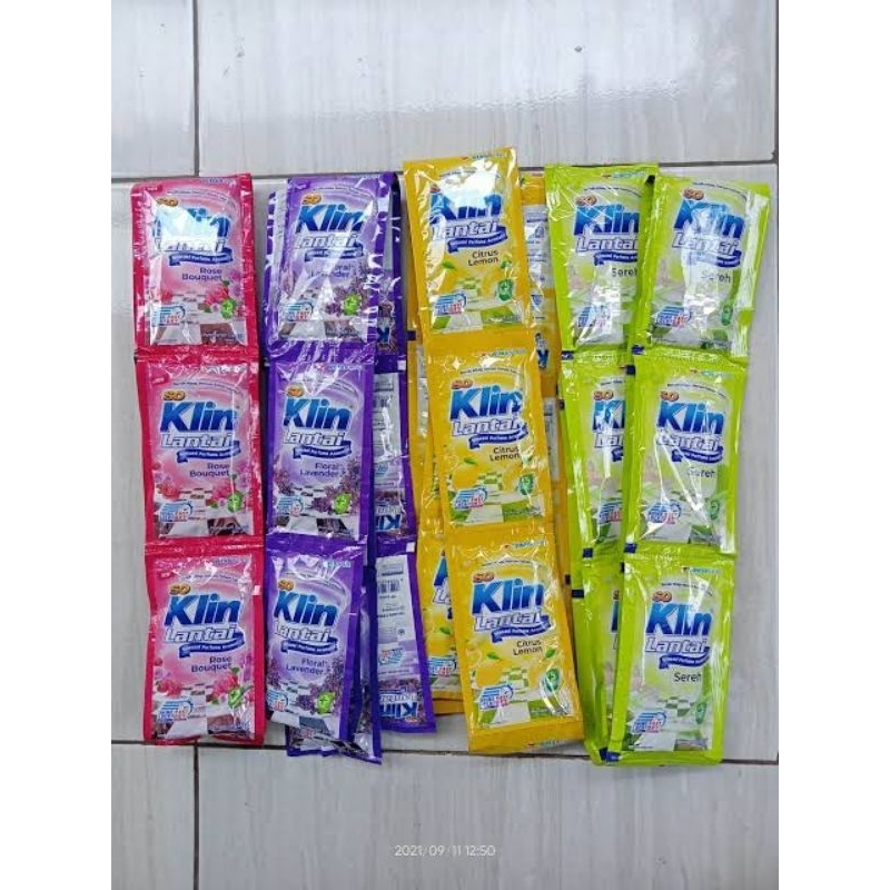 Jual So Klin Lantai 500 Sachet 1 Renceng Isi 12 Shopee Indonesia