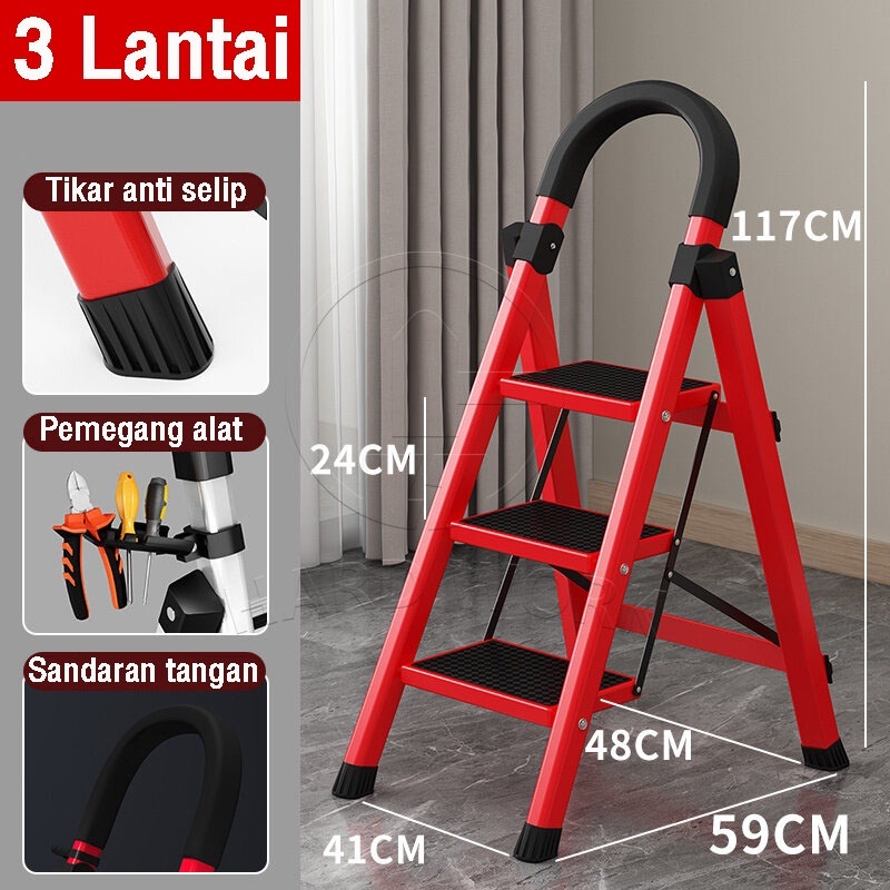 Jual Tangga Step Tangga Lipat Aluminium Tangga Lipat Multifungsi