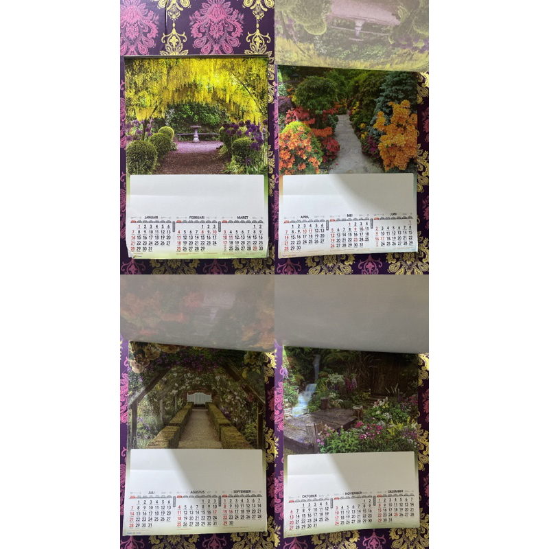 Jual KALENDER Dinding Triwulan 4 Lembar 2024 Shopee Indonesia