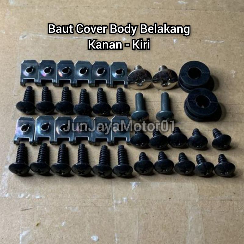 Jual Baut Set Cover Body Samping Atau Belakang Kanan Kiri Yamaha Mio M3