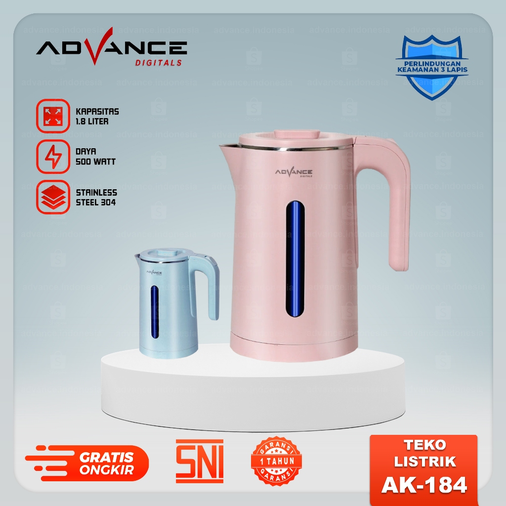 Jual Advance Ak Electric Kettle L Teko Listrik Pemanas Air Daya