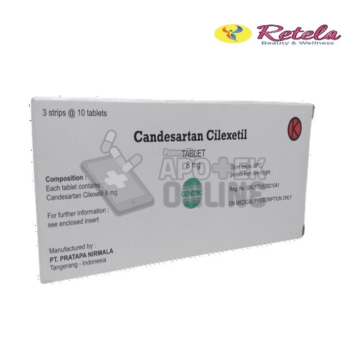 Jual Candesartan Mg Tab Strip Isi Tablet Fah Shopee Indonesia