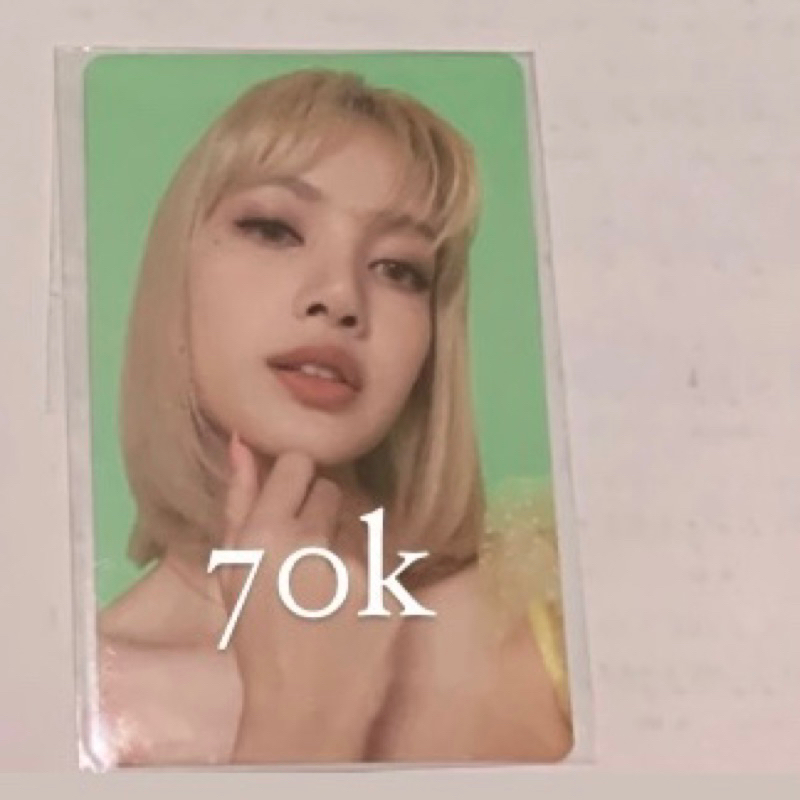 Jual Pc Blackpink Jisoo Lisa Lalisa Me Pob Ygs Bptg First Edition Jisoo