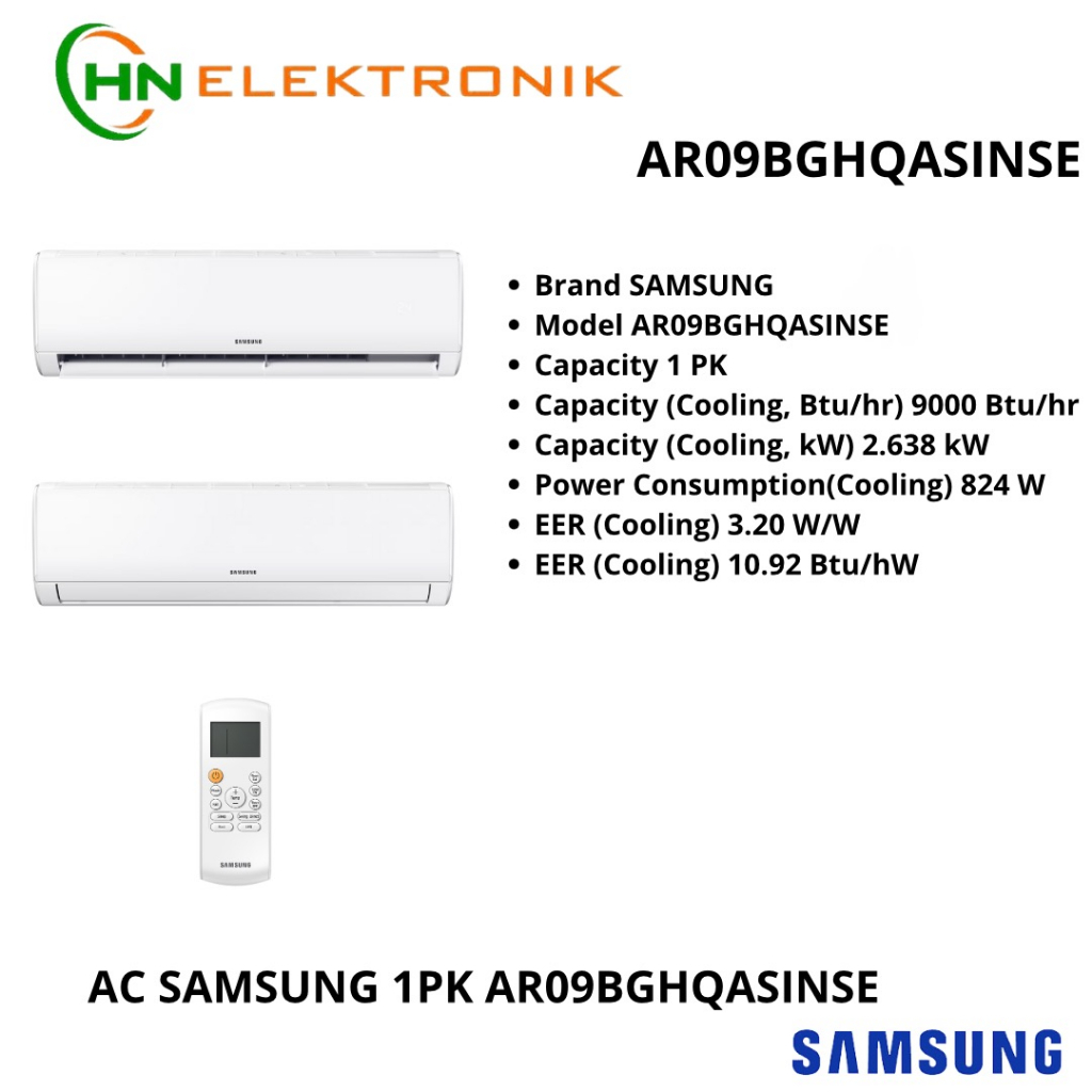 Jual Ac Samsung Pk Std Ar Bghqasinse Shopee Indonesia