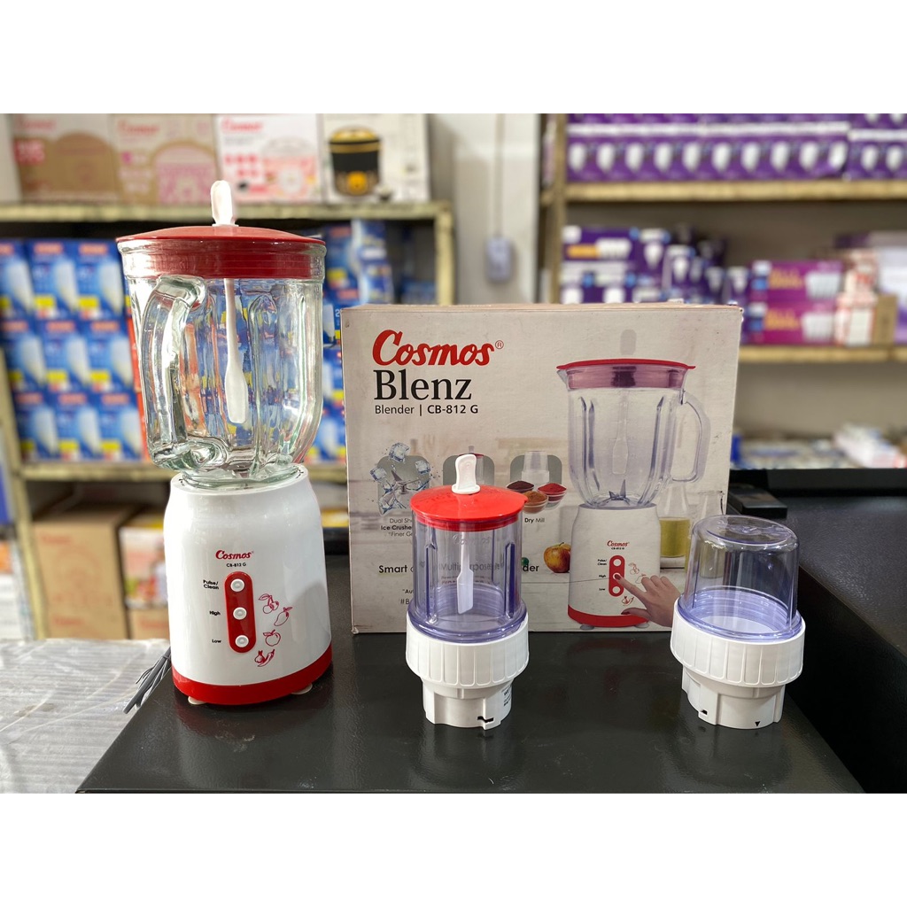 Jual Comsos Blender CB 812 G 3 In 1 Shopee Indonesia