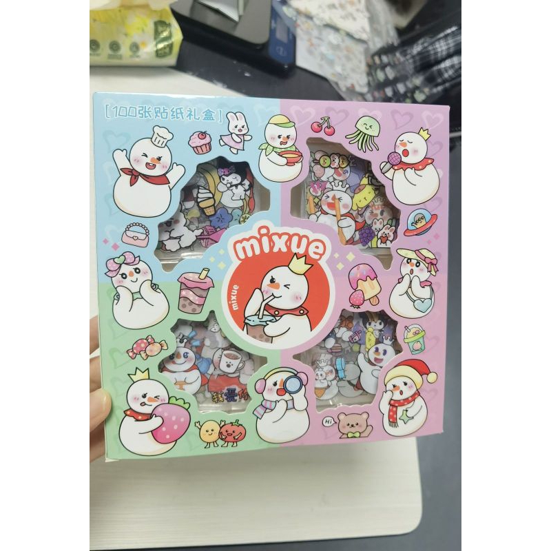 Jual Sticker Lucu 2D Sanrio Karakter Kuromi Dan Melody Isi 100 Lembar