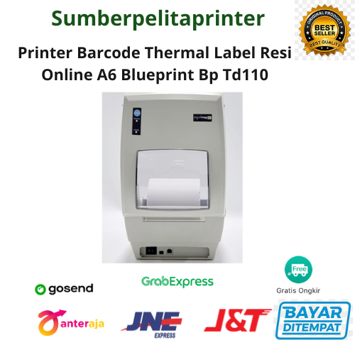 Jual Printer Barcode Thermal Label Resi Online A Blueprint Bp Td