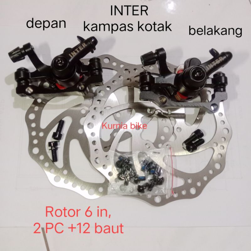 Jual Brakeset Rem Cakram Mekanik 160 6in Plus Rotor Rem Discbrake