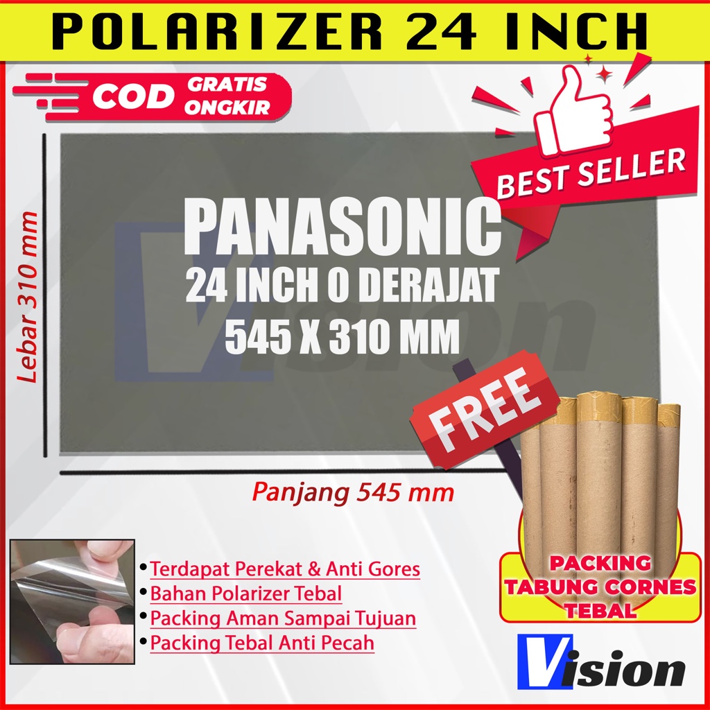 Jual Polarizer Inch Panasonic Polarizer Tv Lcd Led Toshiba Inch