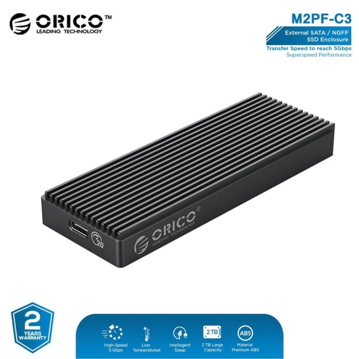 Jual ORICO M2PF C3 M 2 SATA NGFF SSD Enclosure Shopee Indonesia