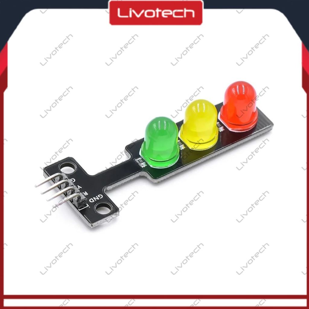 Jual Traffic Light Module R Y G LED 5V Simulasi Lampu Lalu Lintas Merah