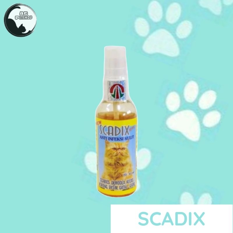 Jual Scadix Obat Semprot Infeksi Kulit Gatal Kucing Ml Shopee Indonesia