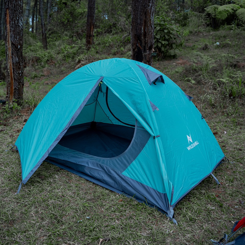 Jual WILDSHELL Tenda Camping Kapasitas 2 Orang Tent Outdoor Gunung