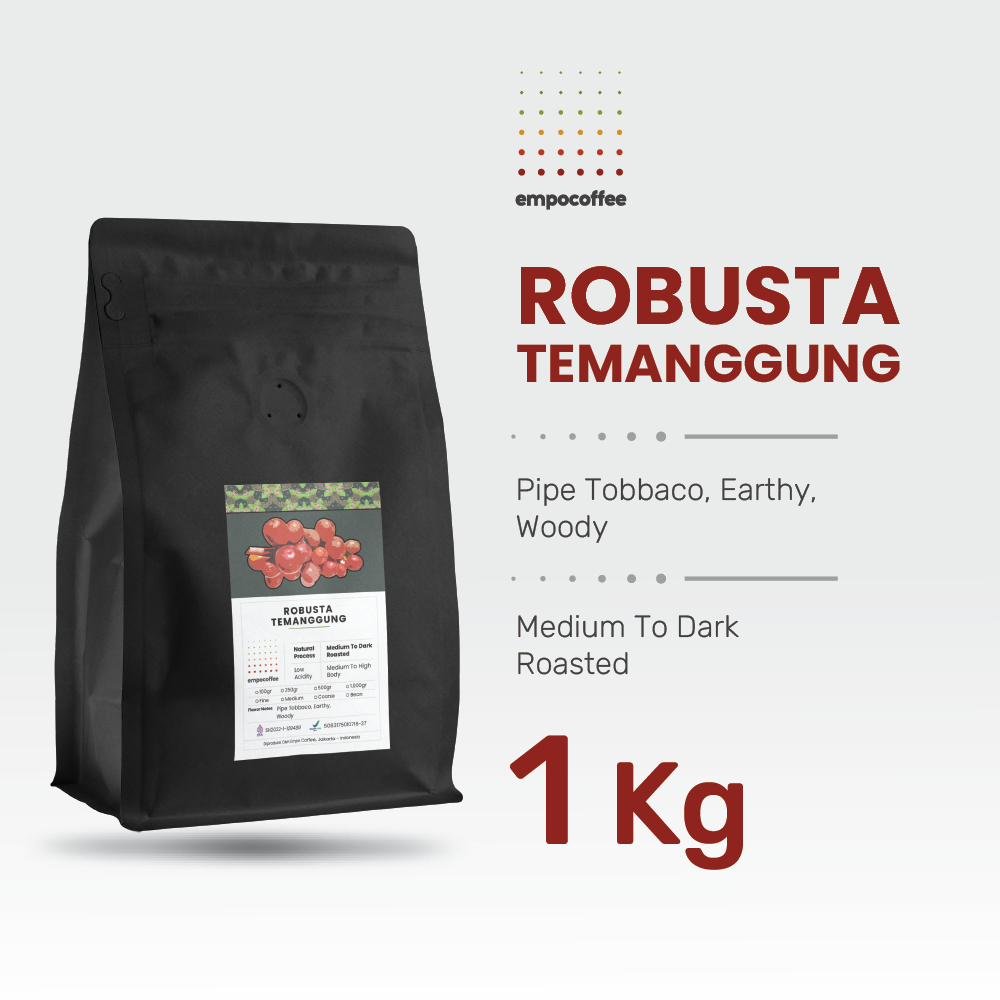 Jual Biji Kopi Bubuk Robusta Temanggung Jawa Tengah Java Coffee Bean