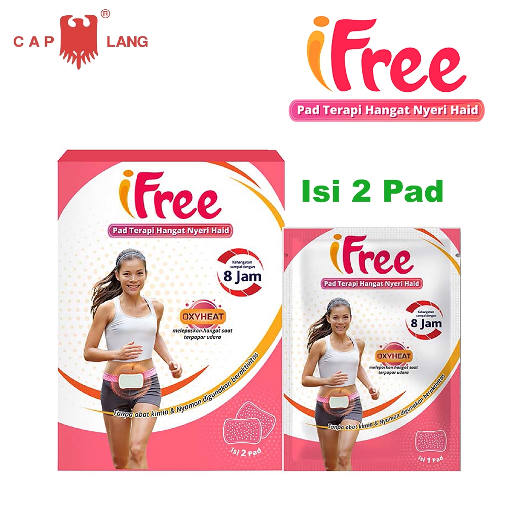 Jual Cap Lang Ifree Pad Terapi Hangat Nyeri Haid Isi Pad Hangat Jam