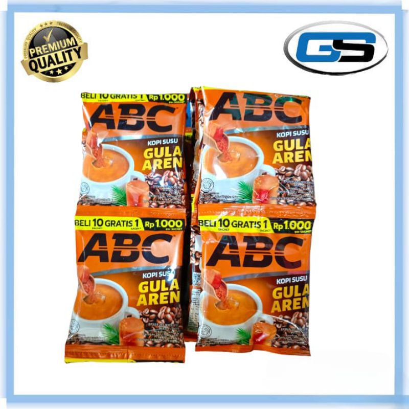 Jual Kopi Abc Susu Gula Aren Gr Renteng Isi Pcs Shopee Indonesia