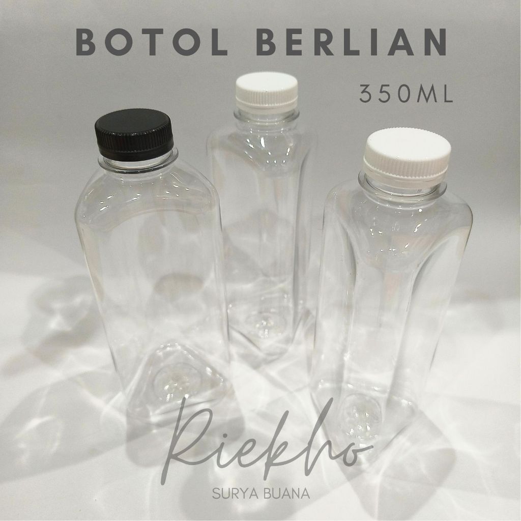 Jual Botol Plastik SEGITIGA BERLIAN 350 ML SN Isi 25 Pcs Botol PET