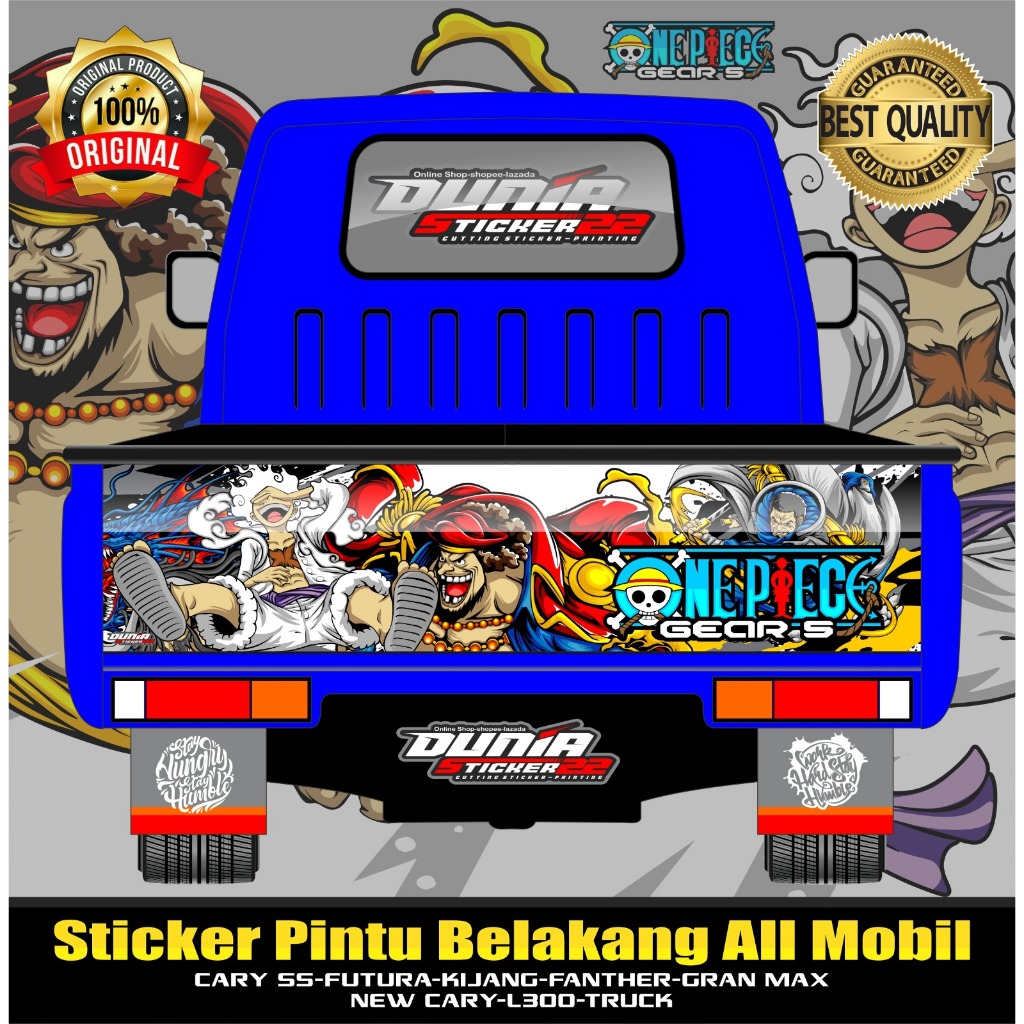 Jual Sticker Pintu Belakang Mobil Pick Up Panter Grandmax L300