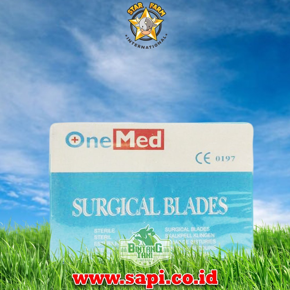 Jual Pisau Operasi Bedah Surgical Blade OneMed Ukuran 15 Satuan