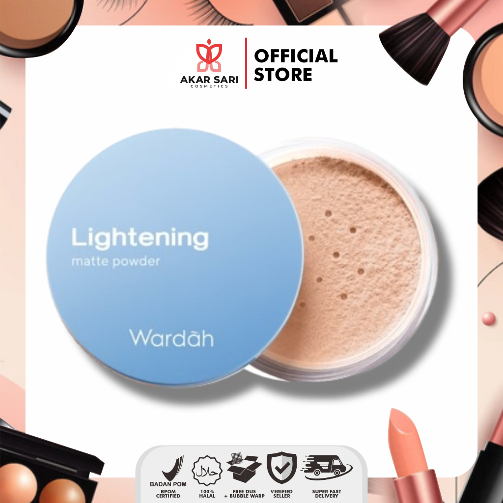 Jual Wardah Lightening Matte Powder Bedak Tabur Gr Shopee Indonesia