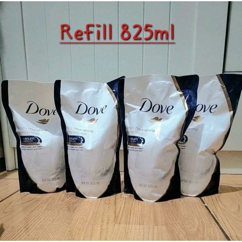 Jual Dove Deeply Nourishing Bodywash Refill 825ml X 2 Twinpack