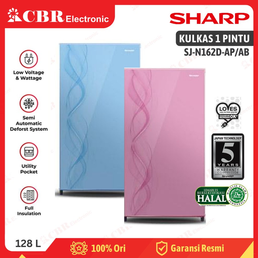 Jual Kulkas Sharp Pintu Sj N D Ap Sj N D Ab L Shopee