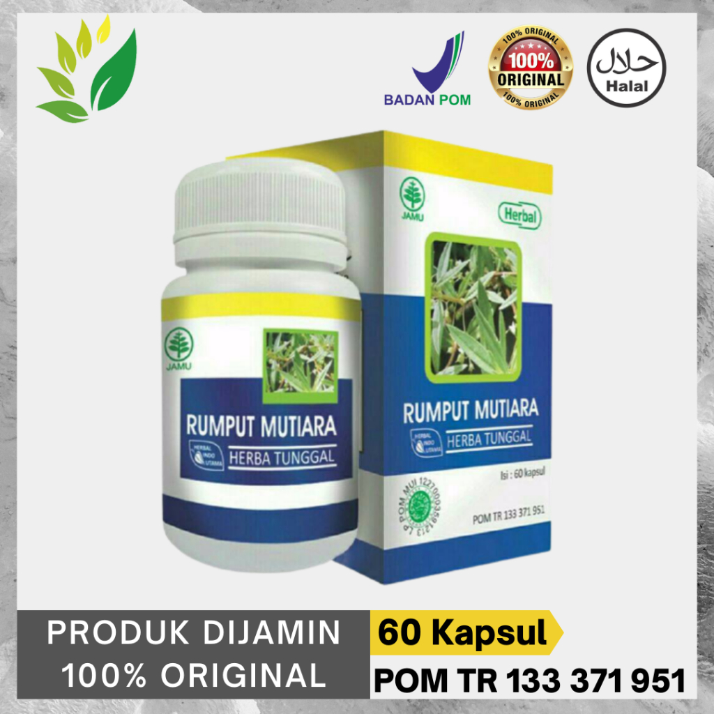 Jual Kapsul Rumput Mutiara HIU Original Obat Radang Amandel Tenggorokan