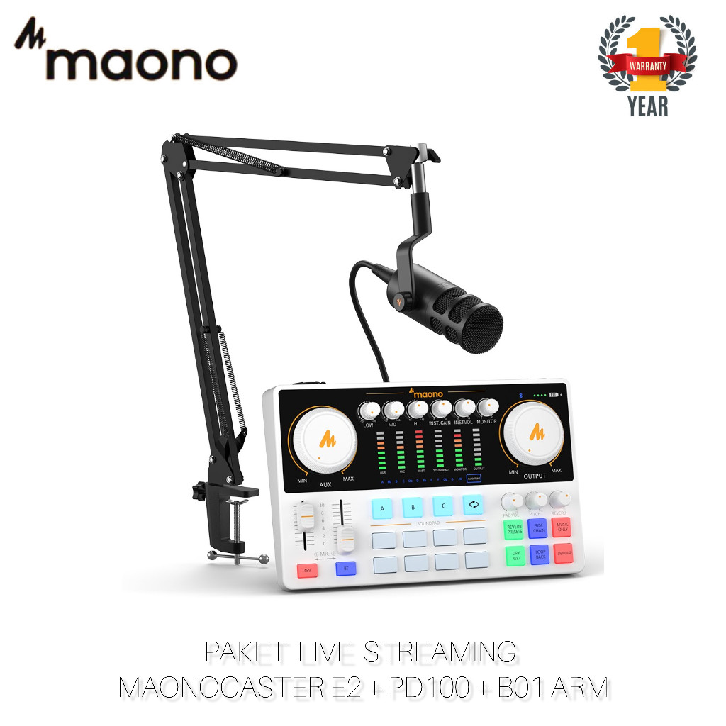 Jual Maono Ame Paket Soundcard Audio Mixer With Pd Microphone