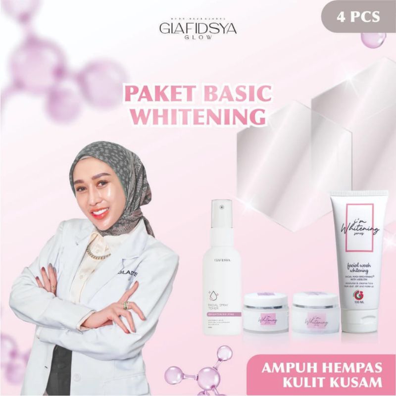 Jual PAKET WHITENING SERIES GLAFIDSYA SKIN BY DR REZA GLADYS Shopee