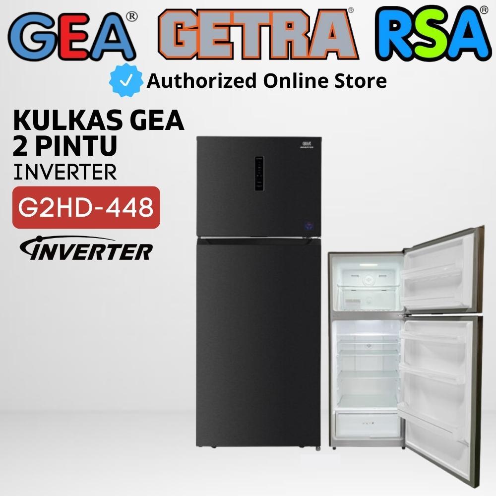 Jual Kulkas Pintu Inverter Gea G Hd Top Mount Fridge Freezer