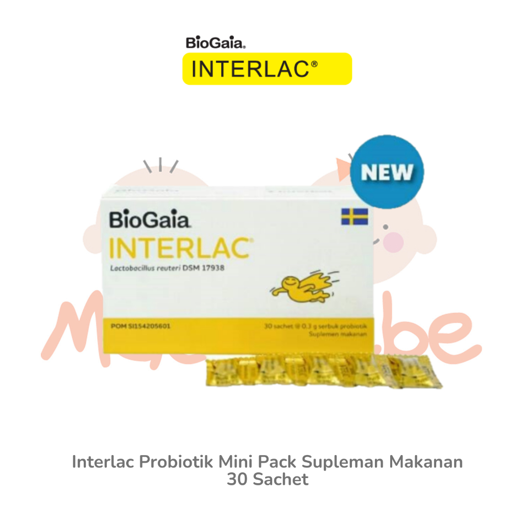 Jual PROMO BUY 1 FREE 1 BLISTER Interlac Probiotik Mini Pack Supleman