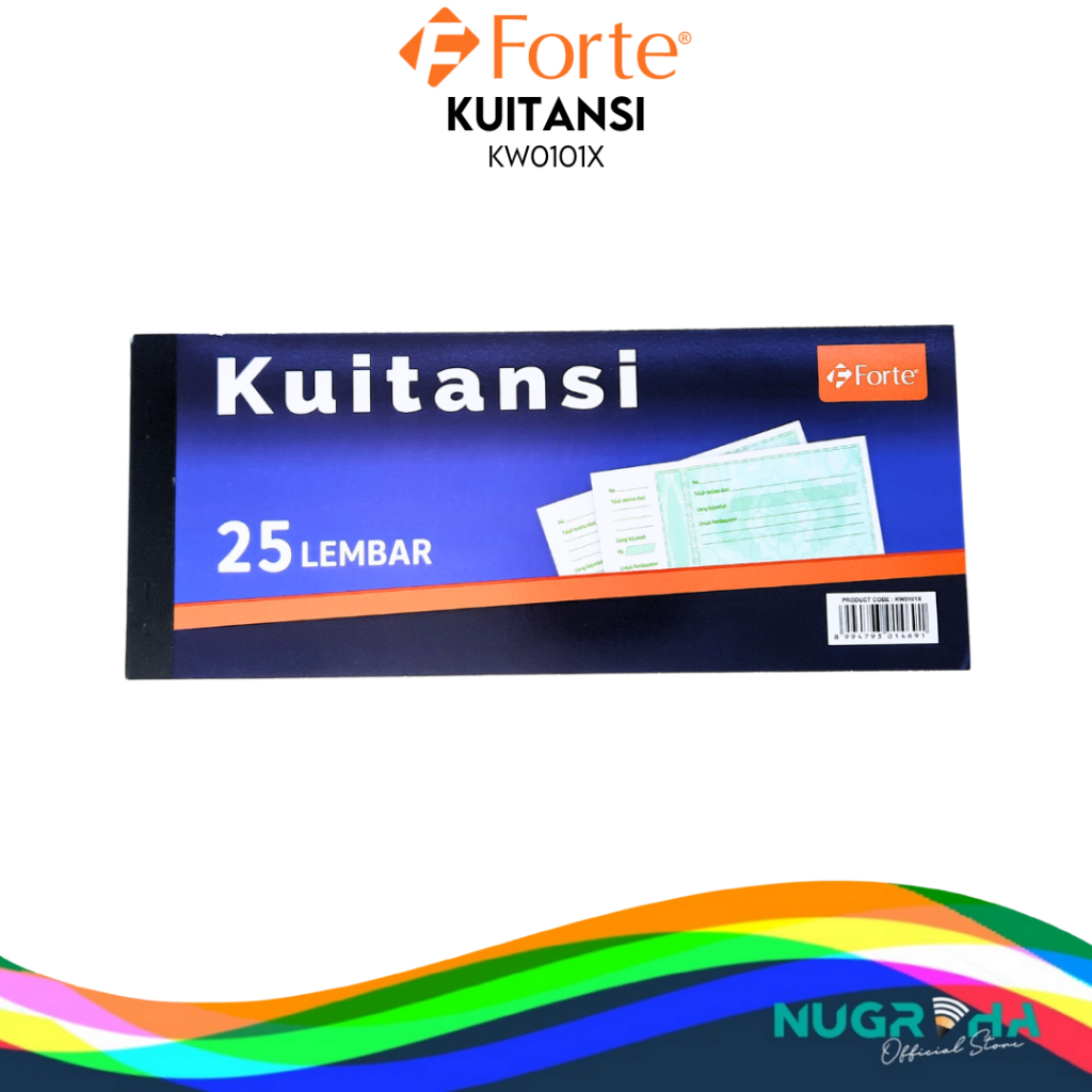 Jual Buku Kuitansi Kwitansi Kecil Forte Lembar Kw X Shopee