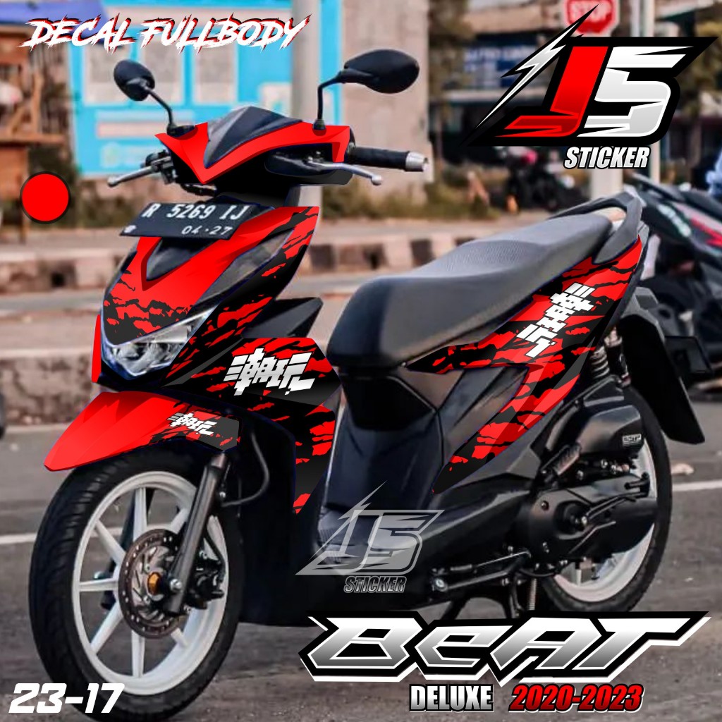 Jual COD TERBARU Decal Sticker Beat DELUXE STREET 2020 2021 2022 2023