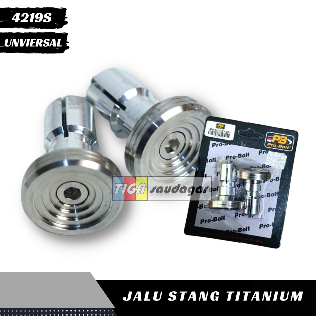 Jual JALU STANG FULL STAINLESS STEEL PROBOLT BAR END WEIGHT BANDUL BEAT