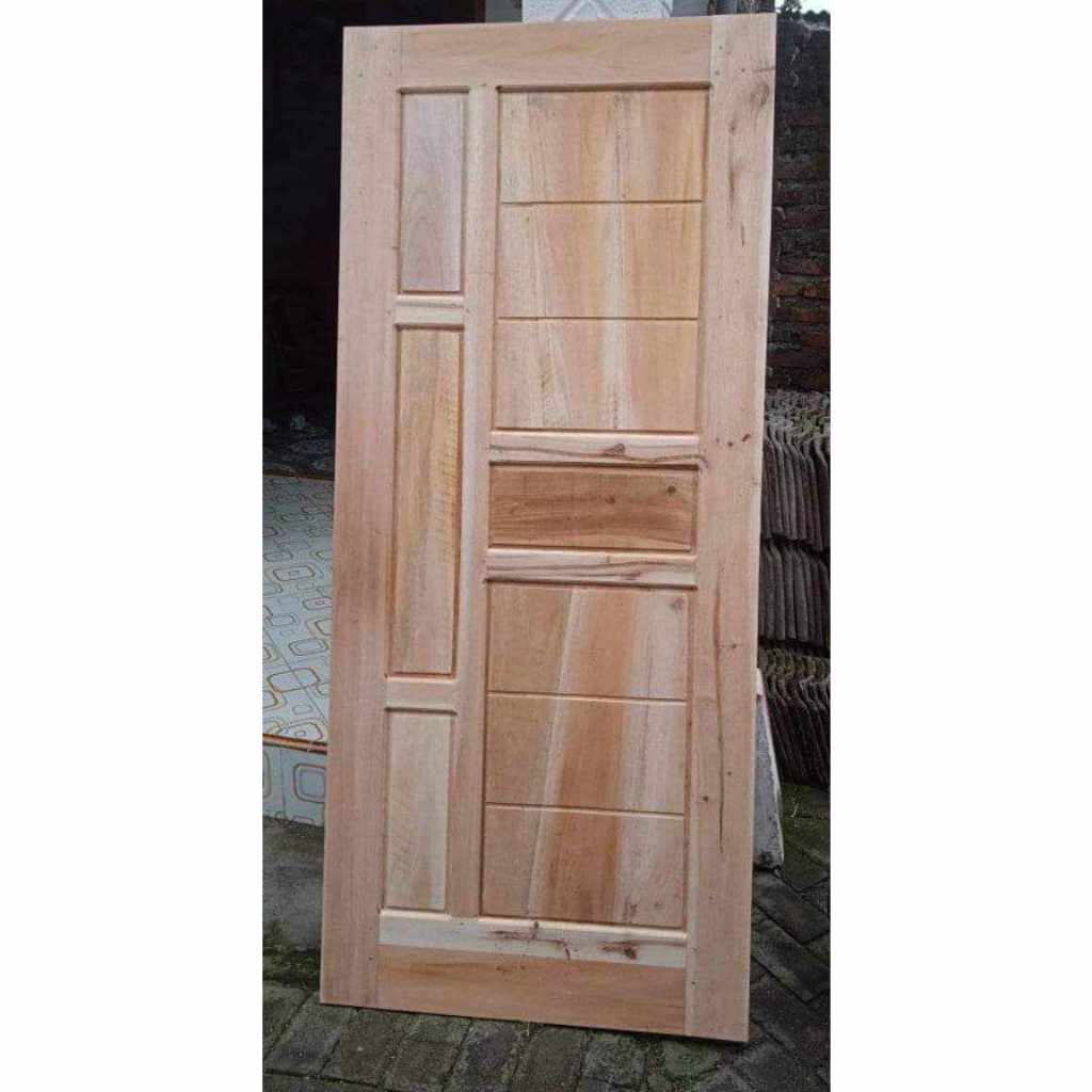 Jual Pintu Kamar Minimalis Kayu Mahoni Shopee Indonesia