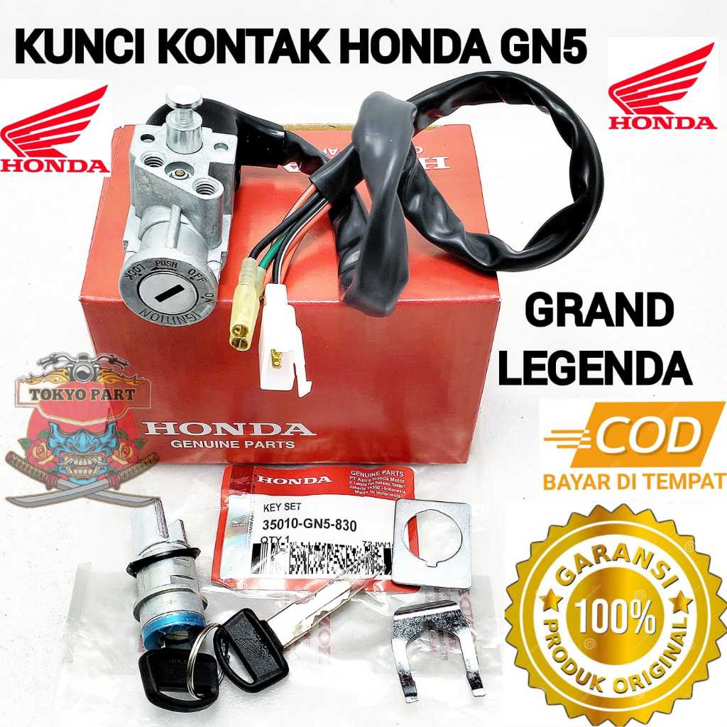 Jual ORI KUNCI KONTAK ASSY KEY SET KONCI KONTAK ORI HONDA AHM GN5