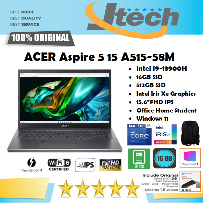 Jual Acer Aspire A I H Gb Gb Ssd Fhd