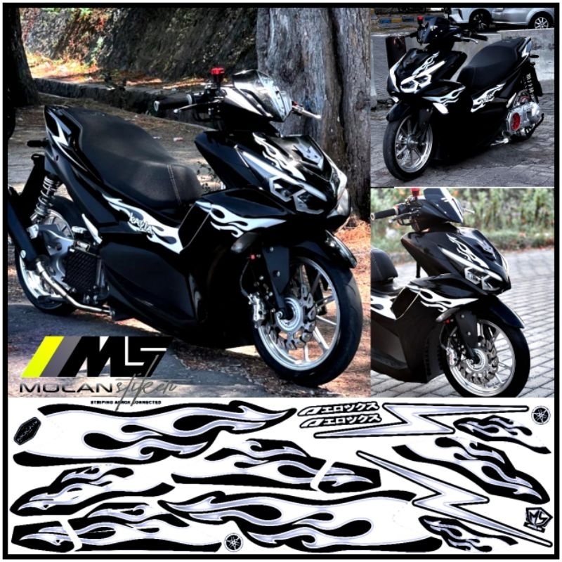 Jual Decal Sticker Striping Variasi Aerox New Api Nvx All New Aerox