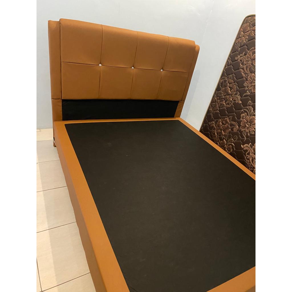 Jual Dipan Divan Kasur Sandaran Monaco Rangka Tempat Tidur Shopee