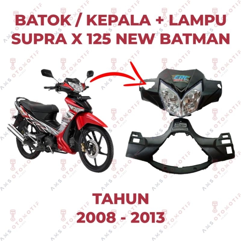 Jual Paket Lengkap Batok Kepala Lampu Supra X New Batman Tahun