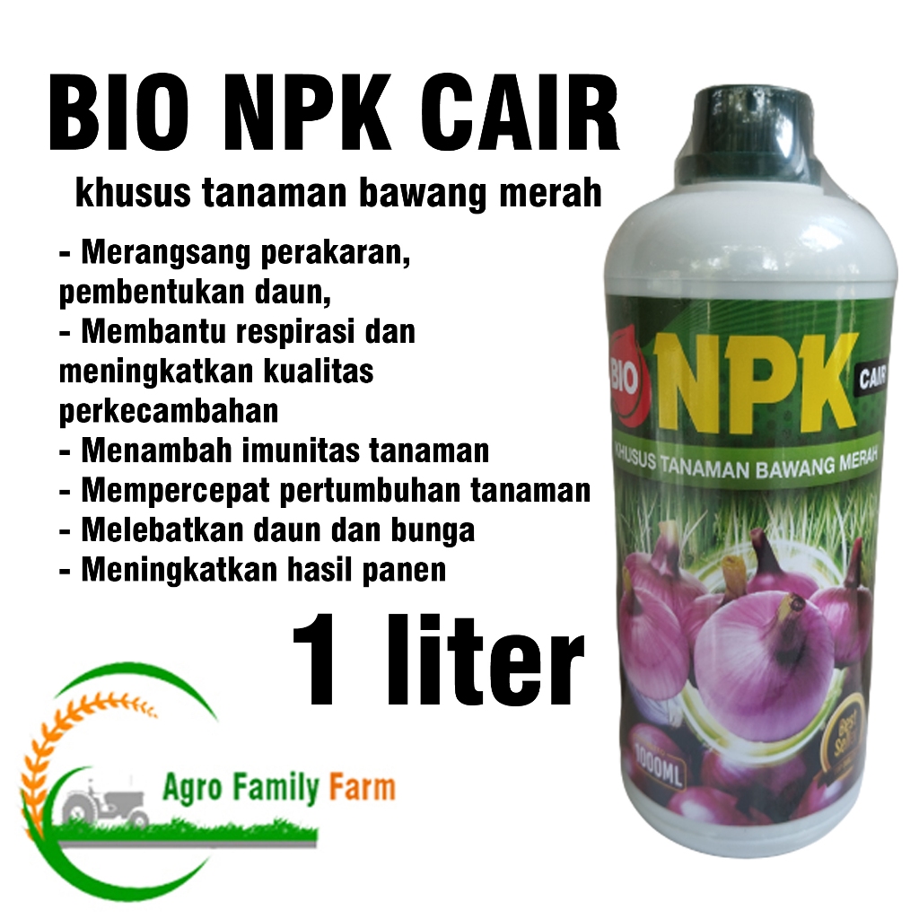 Jual Pupuk Bio Npk Cair Khusus Tanaman Bawang Merah 1 Liter Shopee