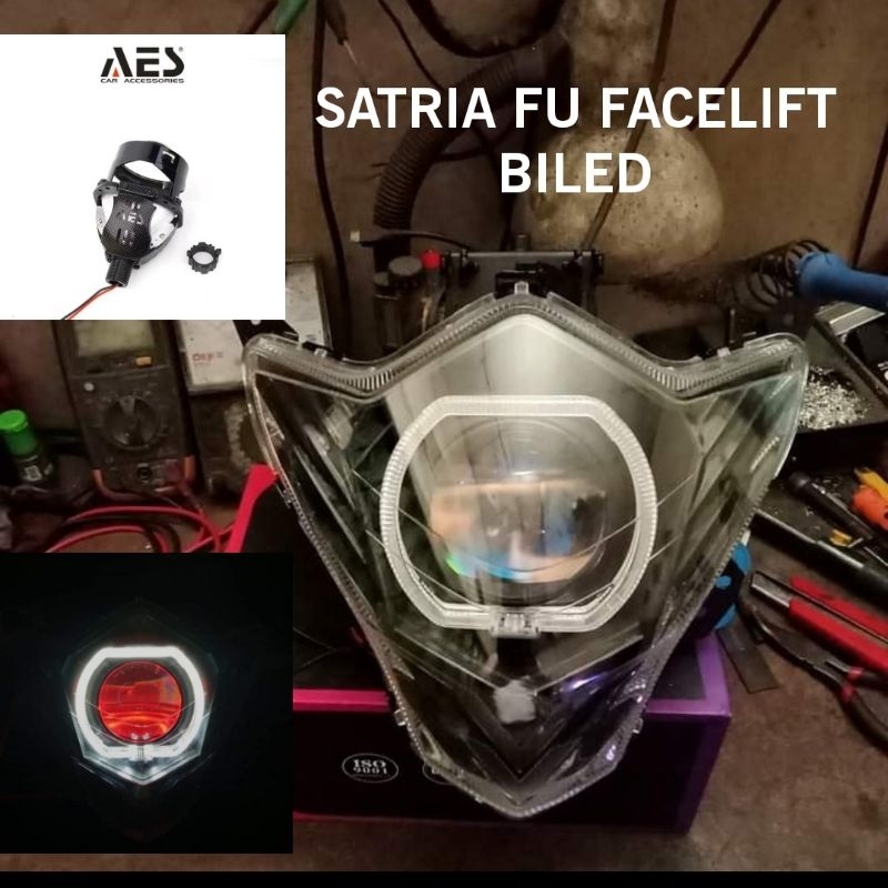 Jual Headlamp Biled Projector Satria Fu Facelift Shopee Indonesia