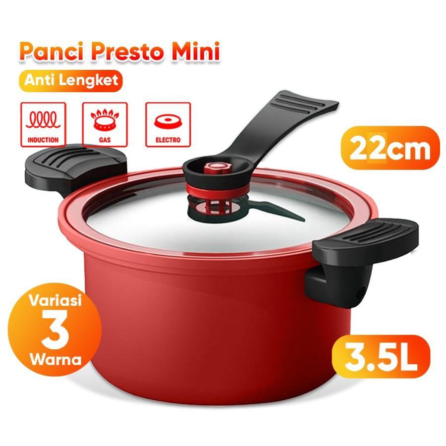 Jual Panci Presto Teflon 3 5L Anti Lengket High Quality Panci Teflon