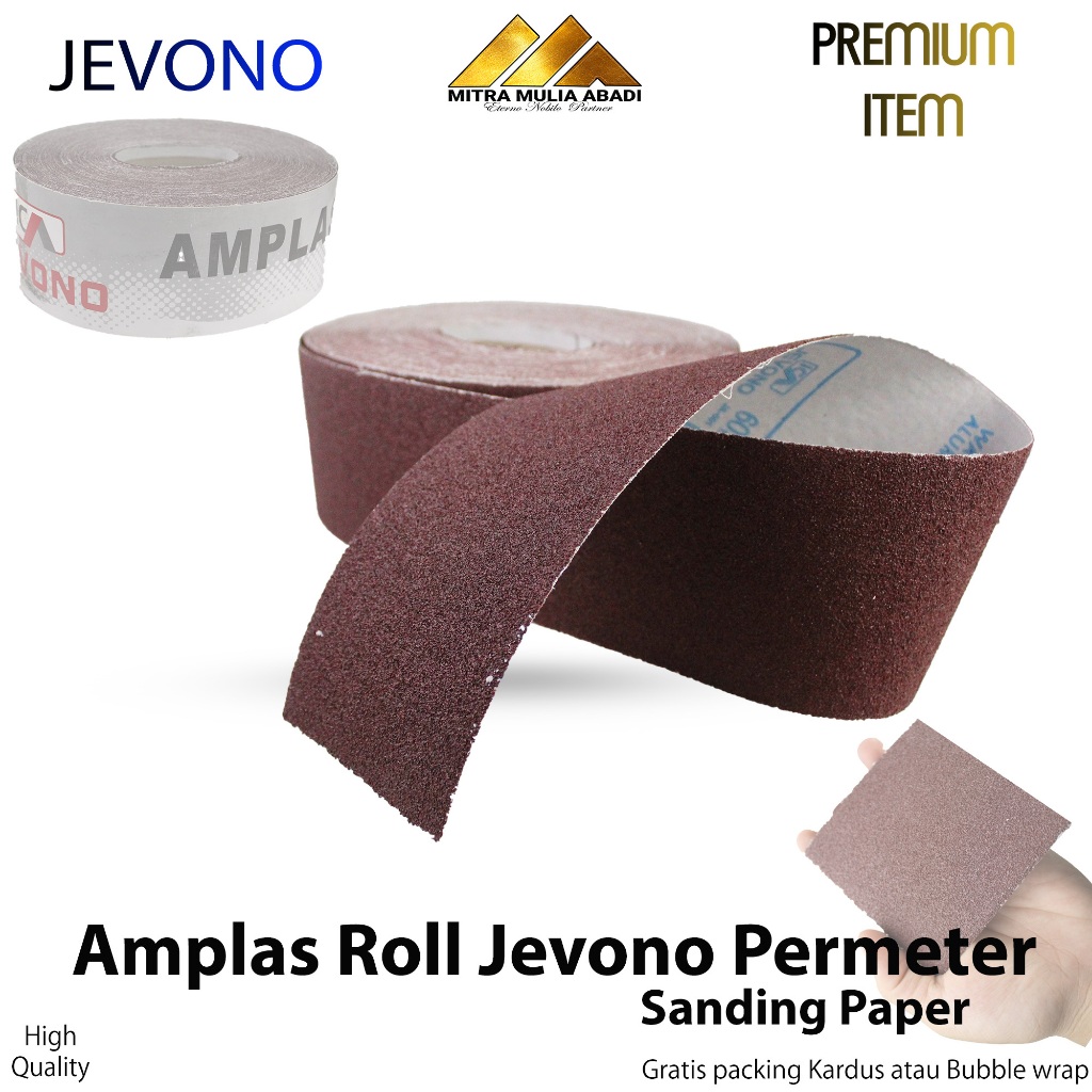 Jual Amplas Roll Jevono Per Meter Grit