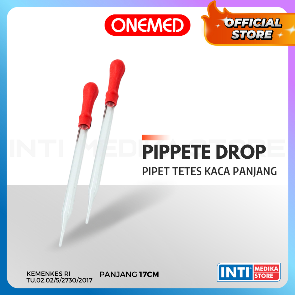 Jual Onemed Pipet Kaca Tetes Panjang Pippete Drop One Med Shopee