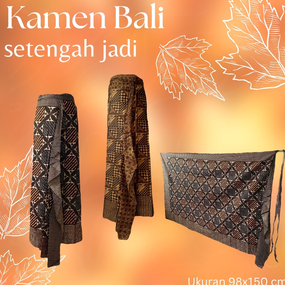 Jual Kamen Bali Setengah Jadi Shopee Indonesia