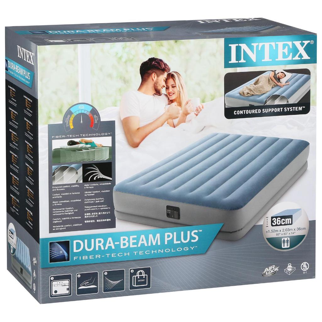 Jual Intex Dura Beam Plus Fiber Tech Matras Kasur Angin Ranjang Airbed